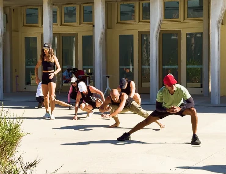 Community member workout